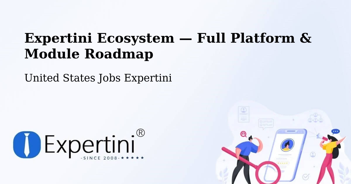 Expertini Ecosystem — Full Platform & Module Roadmap – Sandy